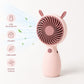 Portable Rechargeable Mini Fan – 4–5 Hours Battery Backup | USB Handheld Cooling Fan