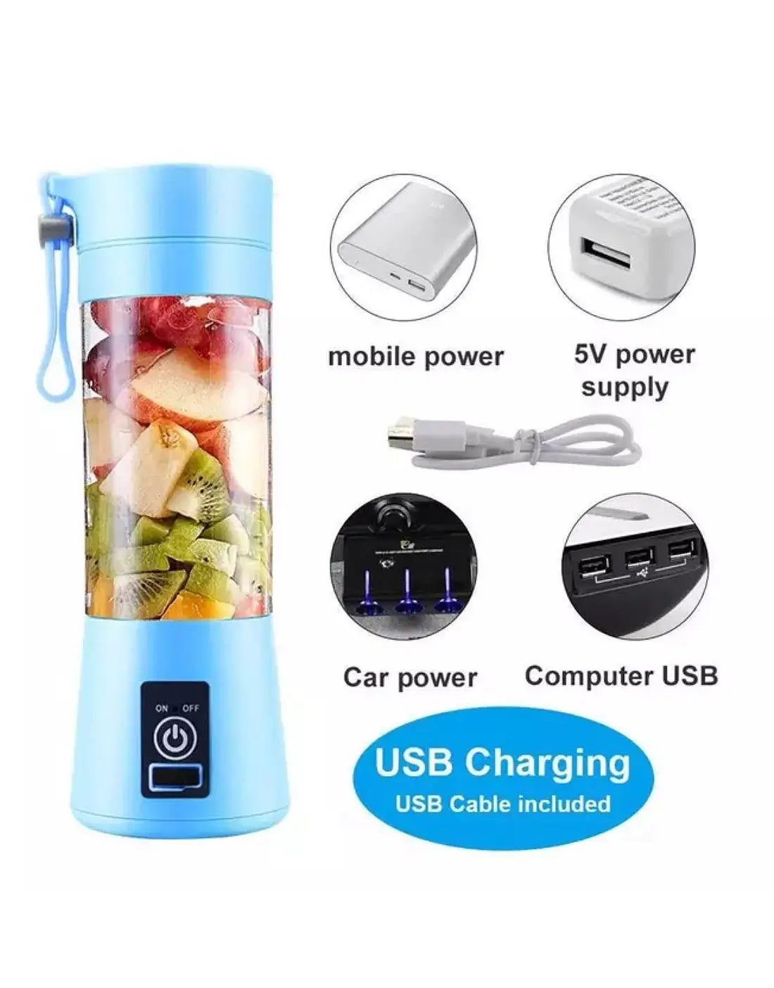 Portable USB Juicer Bottle